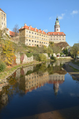 Fototapeta na wymiar Cesky Krumlov is a UNESCO World Heritage Site.