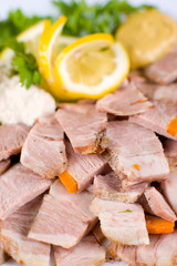 cold bacon snack, macro