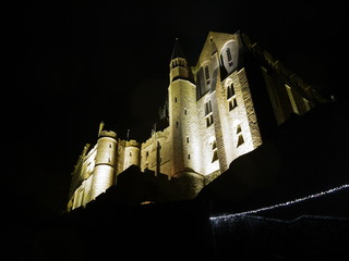 Night view of Mont-St. Michel 