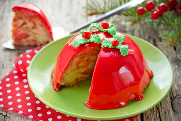 Traditional Christmas cake