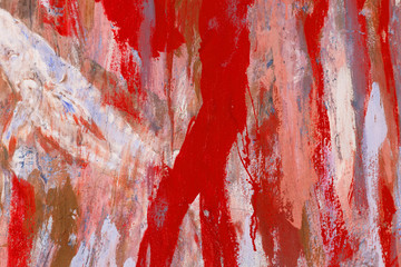 Background abstract of red clolor paint,