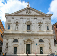 Fototapeta na wymiar Church of St. Louis of the French, Rome, Italy