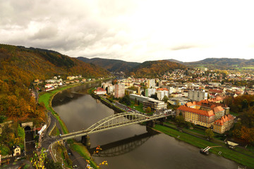 Decin is a town in the north of the Czech Republic