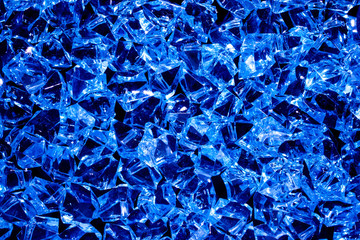 Blue crystal background