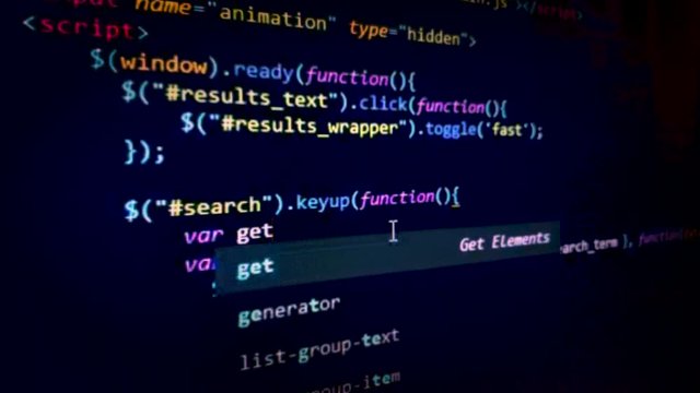 Computer Screen Web Code