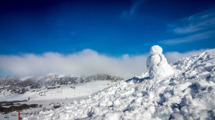 Fototapeta na wymiar Snow Man