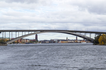 Brücke in den Stockholmer Schären