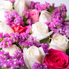 Rose buds, beautiful flowers, selective focus