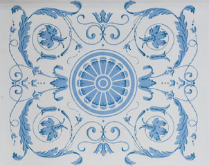 Decorative floral motifs