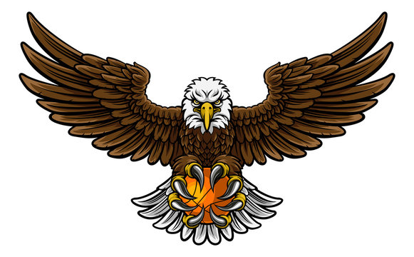 Eagle Basketball Sports Mascot