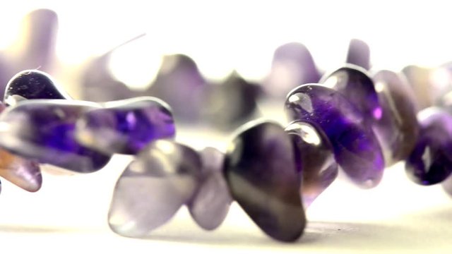 Amethyst Armkette auf Drehteller