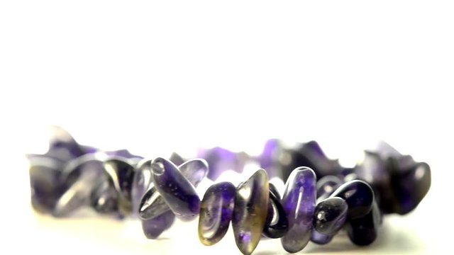 Amethyst Armkette auf Drehteller