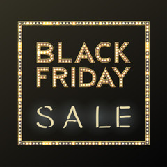 Black Friday Sale Background on White, Discount Item.