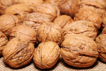 Texture of walnuts