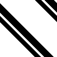 Black and White Diagonal Striped Seamless Pattern