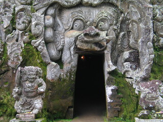 Fototapeta na wymiar Templo hindu en Bali, Indonesia
