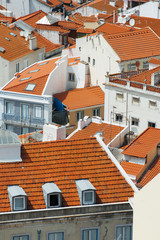 View of old city of Lisbon.