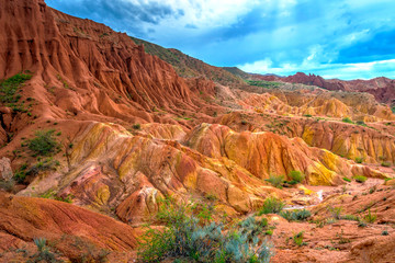 Skazka aka Fairy tale Canyon, Kyrgyzstan