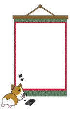 戌年、年賀状、ウェルシュ・コーギー