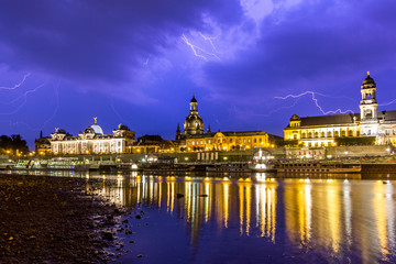 Gewitter über Dresden