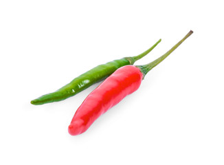 chili pepper isolated on a white background