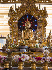 The Buddha statue at Kuthodaw Pagoda, Mandalay, Myamar