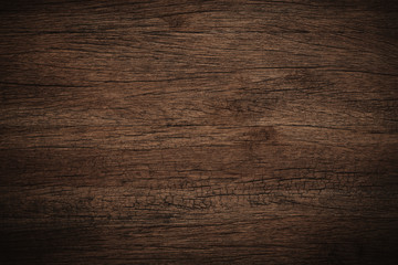 Old grunge dark textured wooden background,The surface of the old brown wood texture