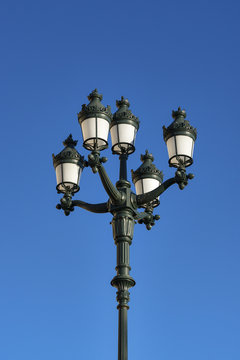Charming traditional street lamp, Monte Carlo, Monaco