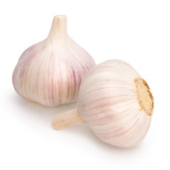 Garlic isolated on white background 