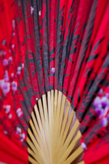 Japanese decorative fan for interior design