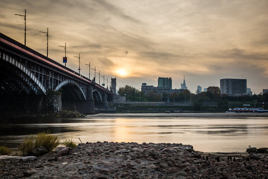 Poniatowski Bridge Beach