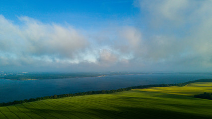 Obraz premium Wolken von oben