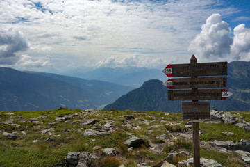 Signport in the italian alps