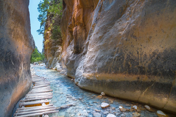 Samaria Gorge. Crete, Greece
