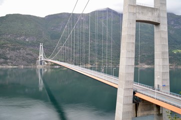 北欧 ノルウェー ハダンゲル大橋 夏 Northern Europe Norway Hardangerfjord Hardanger...