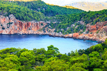 Fototapeta na wymiar Antalya Sea Landscape View