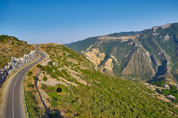 Views from Tatev Cable Car ropeway in Armenia