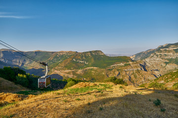 Views from Tatev Cable Car ropeway in Armenia