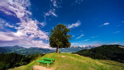 Fotobehang Aussichtspunkt-Hocheck in Oberaudorf © motivthueringen8