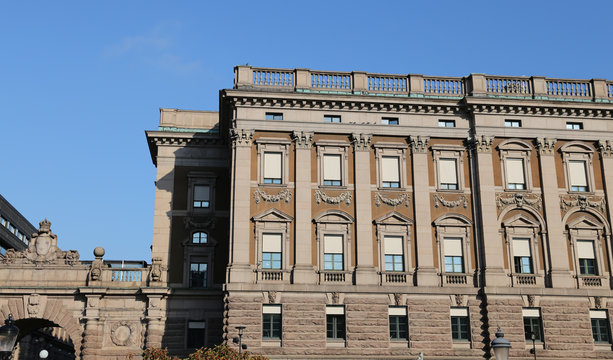 Parliament House in Gamla Stan, Stockholm, Sweden