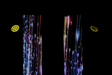 light display from the concert hall