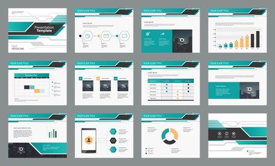 page layout design with info graphic element  template for  presentation , brochure and report 