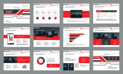 page layout design with info graphic element  template for  presentation , brochure and report 