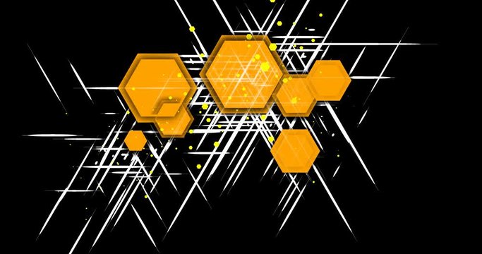 4K Hexa Transition Vertical 1 (with alpha channel)