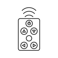 Remote controller linear icon