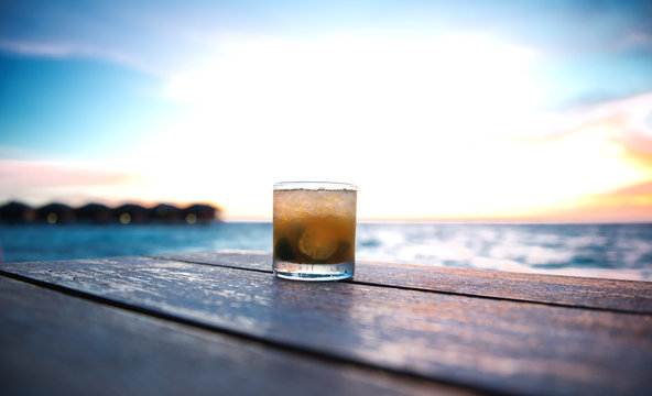 Cocktail in einer Beach Bar