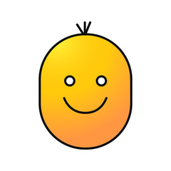 Child emoticon color icon