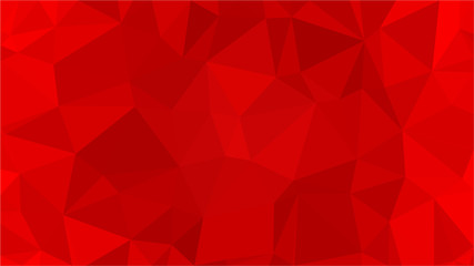 Red Polygonal Mosaic Background, Creative Design Templates