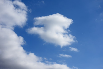 Naklejka na ściany i meble 青空と雲「雲の風景」