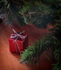 Fototapeta na wymiar Christmas and New Year decorations